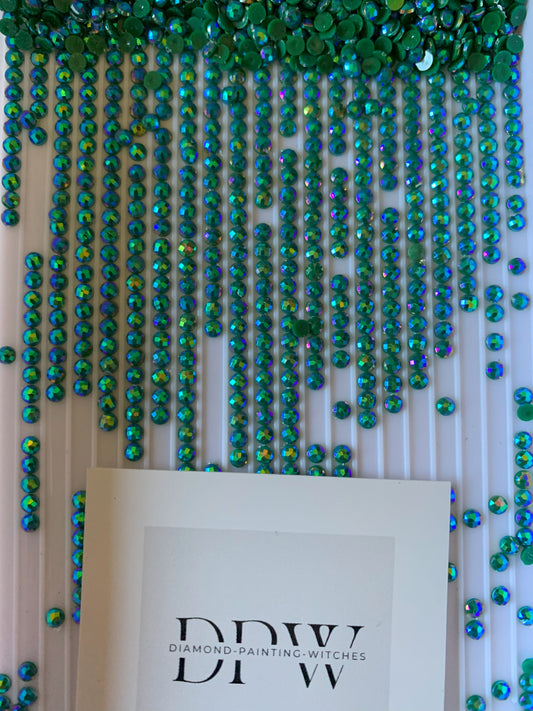 AB3818 Aurora Borealis Sondersteine Rund