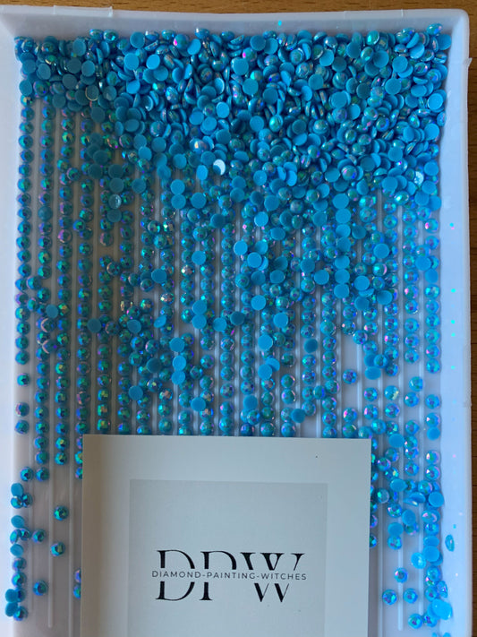 AB996 Aurora Borealis Sondersteine Rund