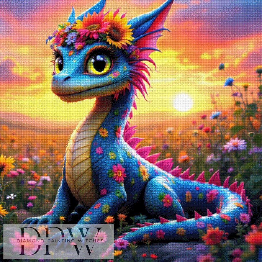 Azuregos by QN ,90x90cm mit 330 Farben DPW-884