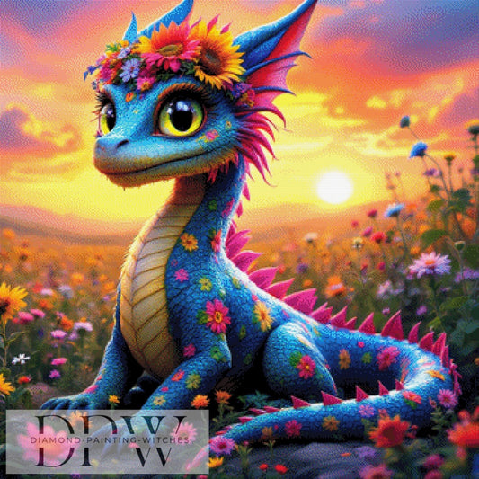 Azuregos by QN ,90x90cm mit 330 Farben DPW-884