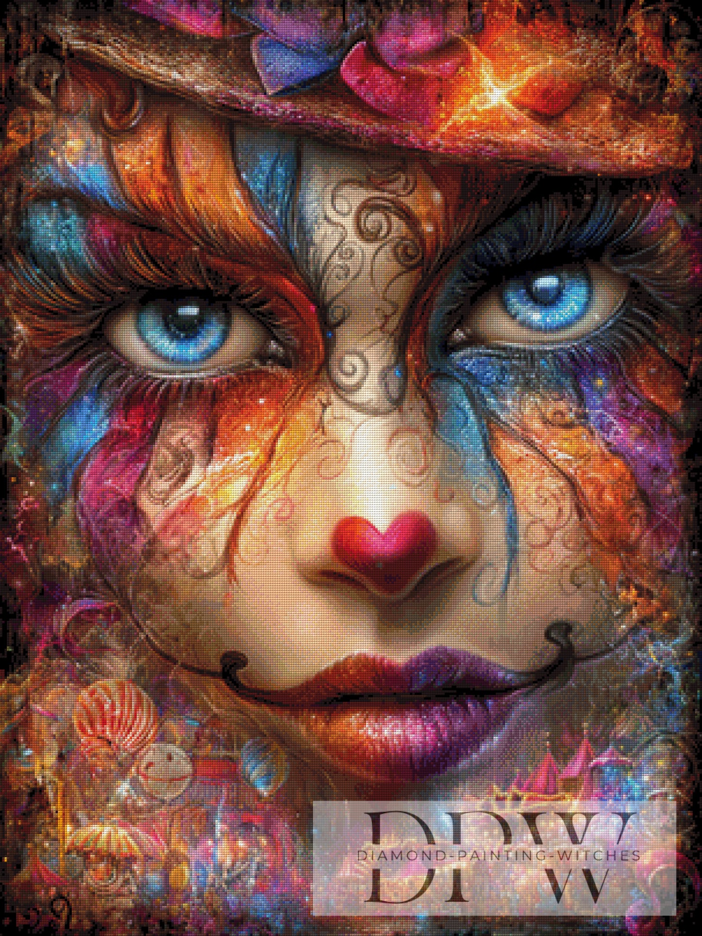 Circus Queen by Casalla Vendetta 75x100cm mit 320 Farben DPW-1002