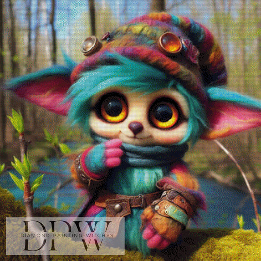 Zeppo by CreatiVart, 80x80cm mit 360 Farben DPW-1027