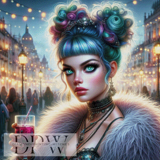 Wildberry Lilo by Casalla Vendetta, 80x80cm mit 300 Farben DPW-1064