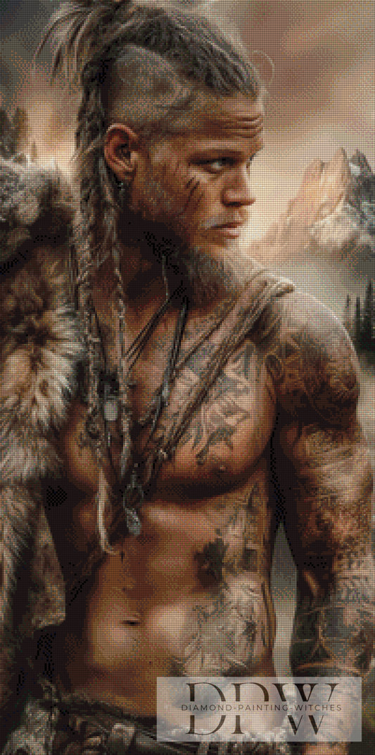 Arthur by Lisa Morgan 50x100cm mit 88 Farben DPW-1148