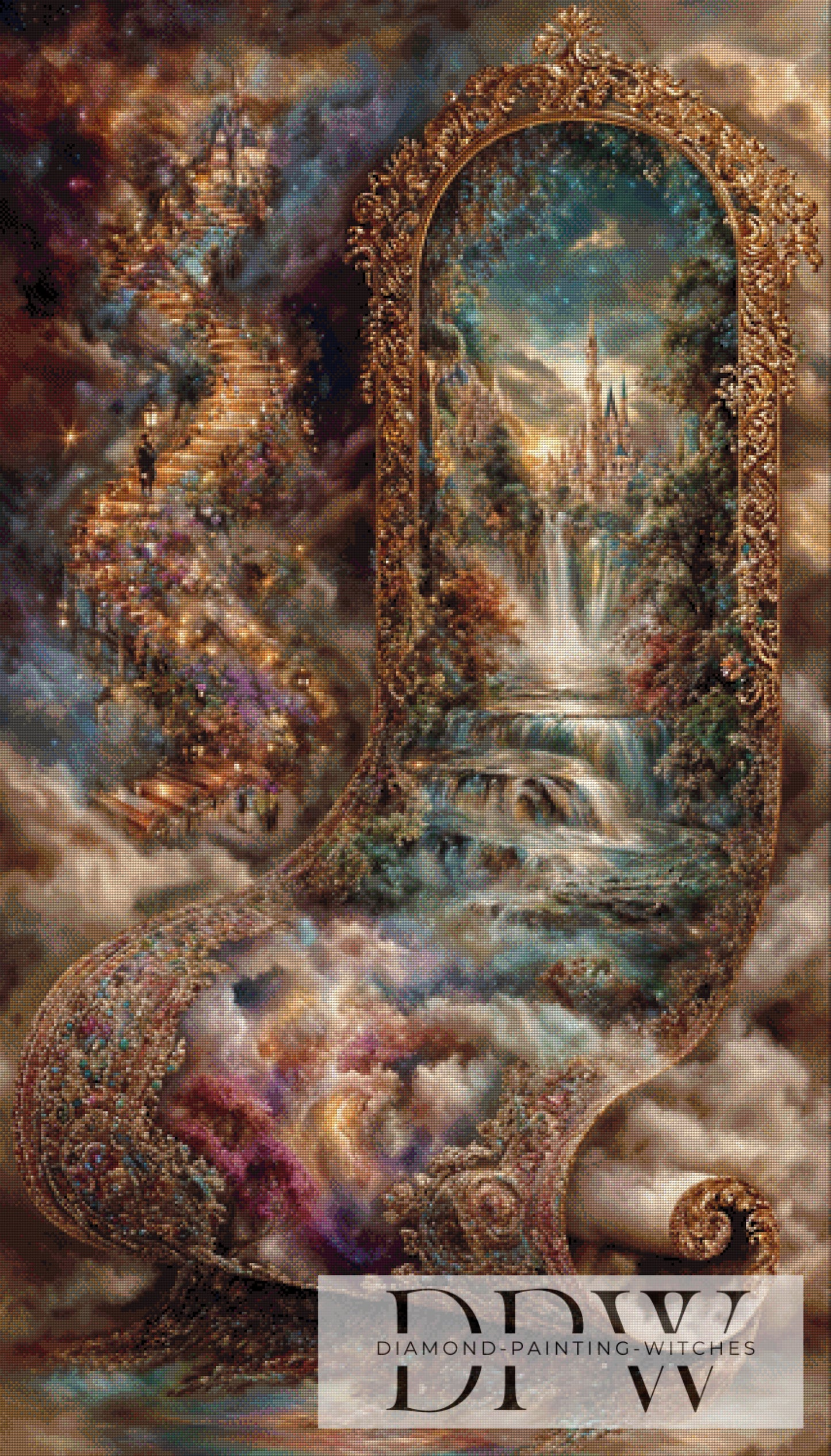 Stairs to magical Kingdom by Pixxel Pics 80x140cm mit 190 Farben DPW-1208