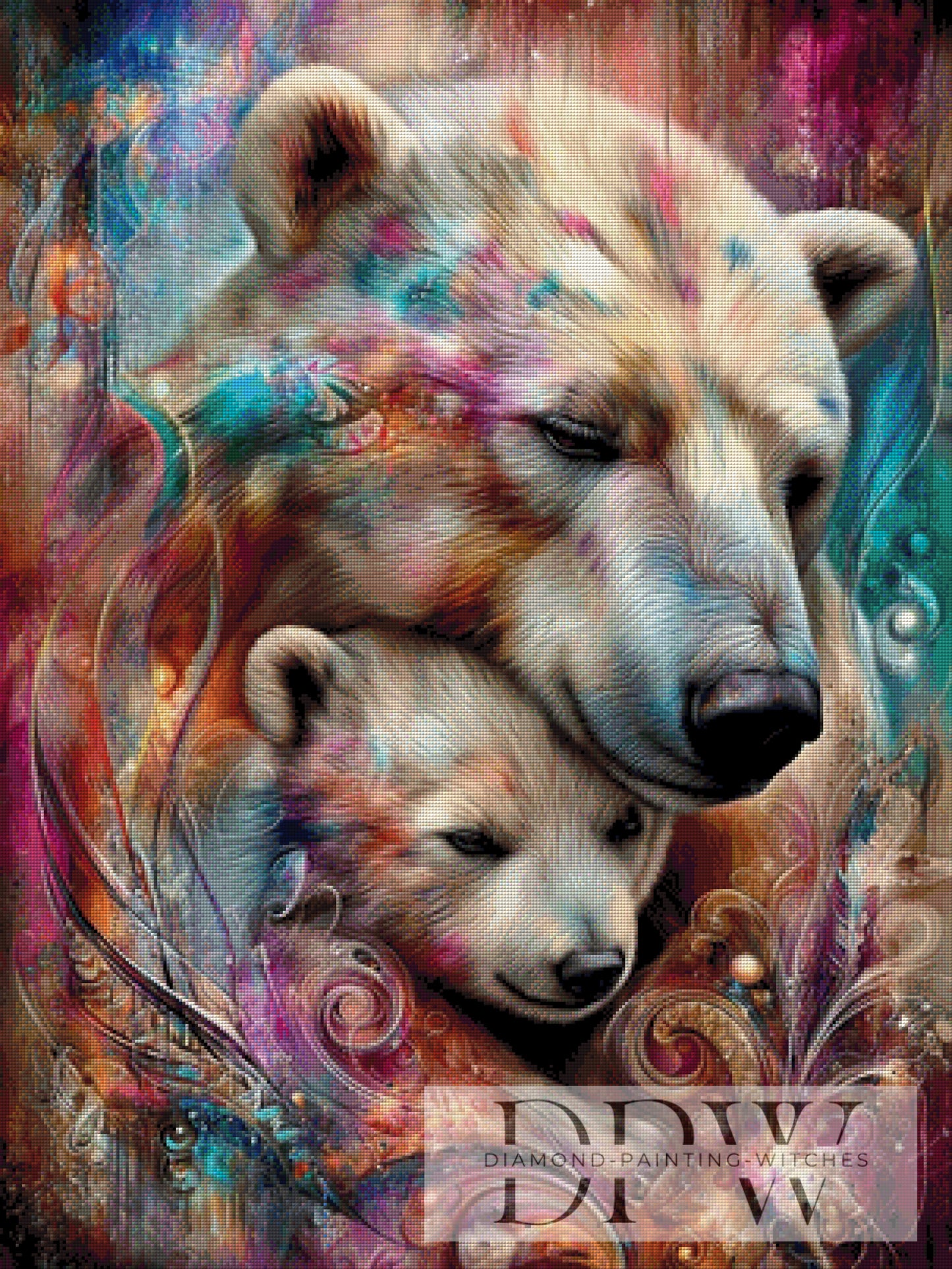 Winterwunder by CleoDora 75x100cm mit 310 Farben DPW-1212