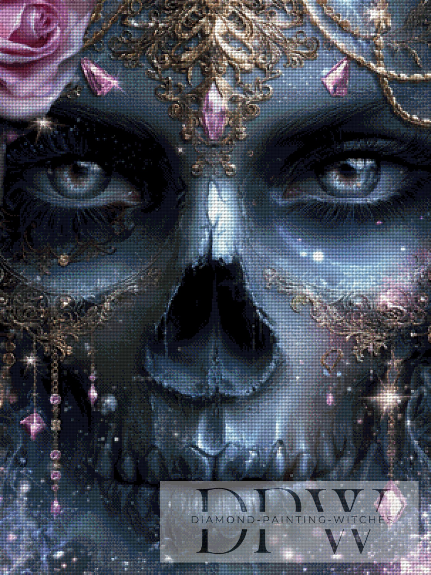 Todesblick by Elly_A.I  75x100cm mit 135 Farben DPW-1222