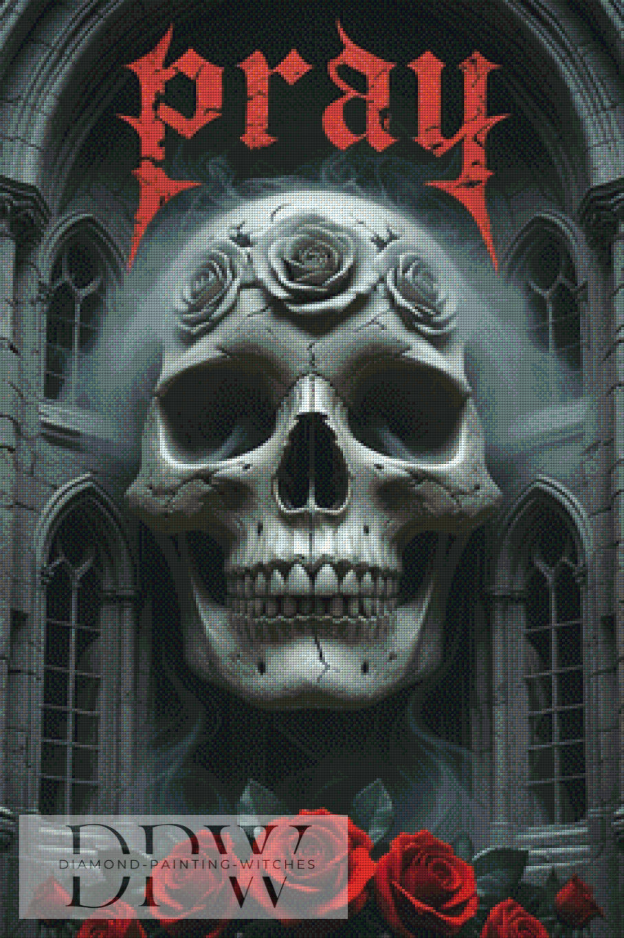 Pray by Casalla Vendetta, 60x90cm mit 90 Farben DPW-1247