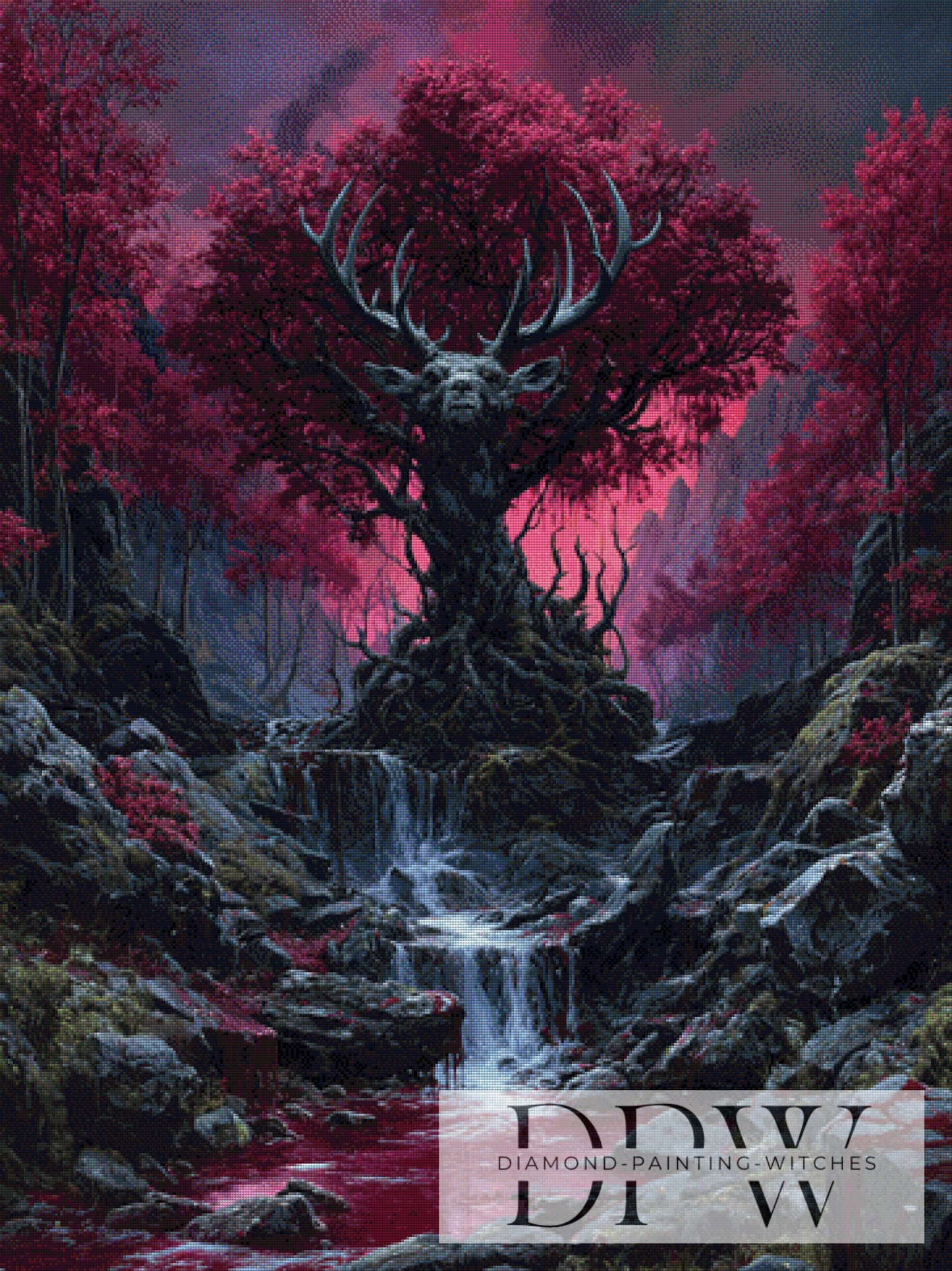 Forest Guardian by Pixxel Pics 90x120cm mit 140 Farben DPW-1259