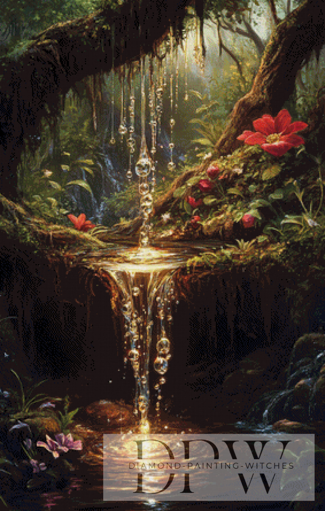 Rainforest by Morrigan 70x110cm mit 200 Farben DPW-1268