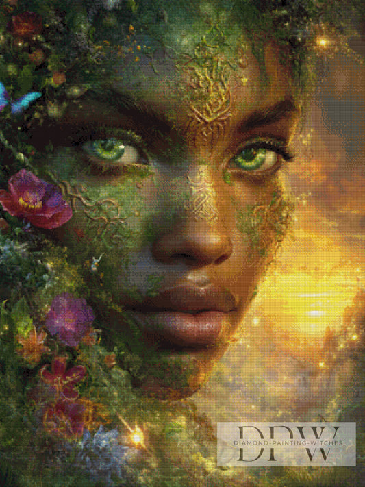 Wüstenblume by maggies dia painting ai 75x100cm mit 190 Farben DPW-1325