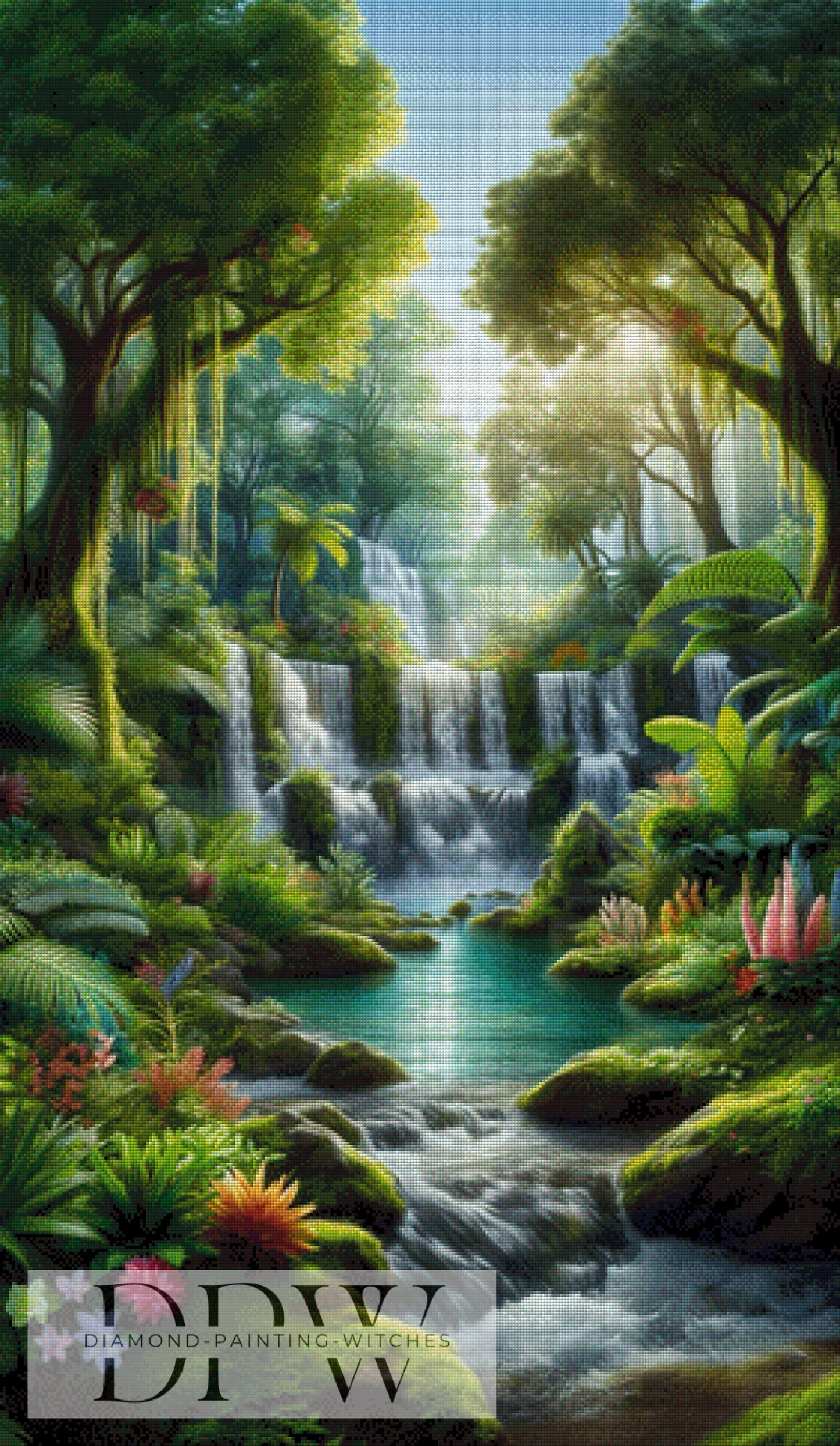 Regenwald by DIYnamite 70x120cm mit 240 Farben DPW-1355