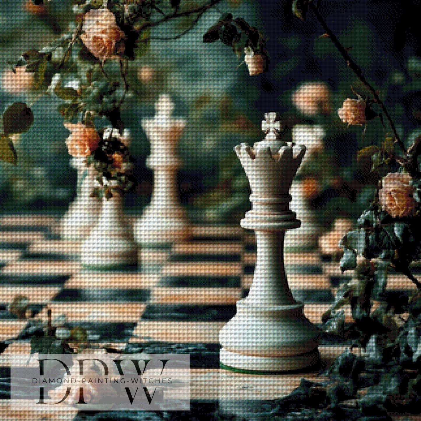 Schach by Luna 80x80cm mit 170 Farben DPW-1375