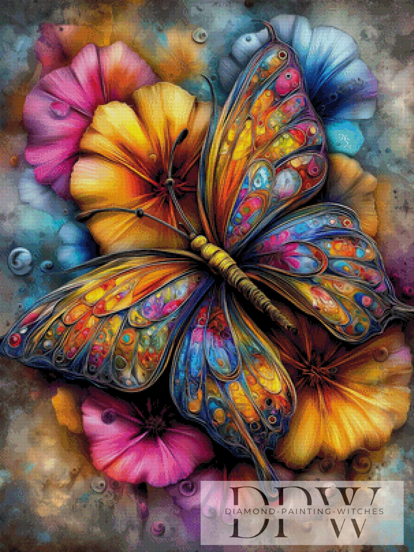 Farberwachen by CleoDora 75x100cm mit 370 Farben DPW-1405