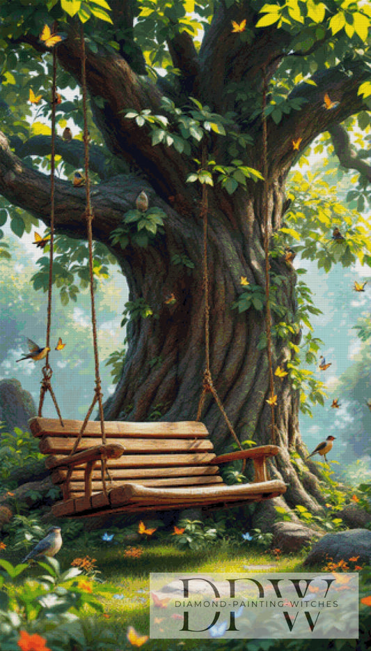 Baumschaukel by QN 80x140 260 Farben DPW-1411