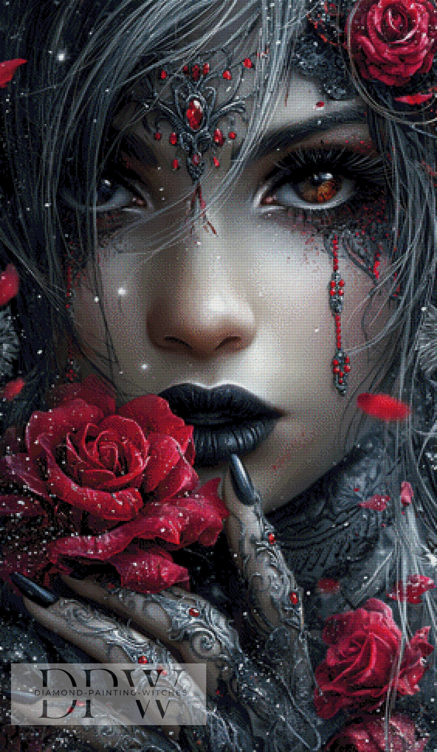 Red Eye by Artifey, 70x120cm mit 170 Farben DPW-1413