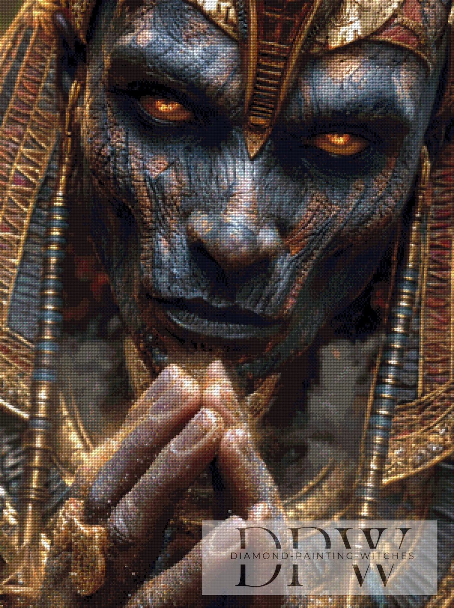 Golden Pharaoh by Casalla Vendetta 75x100cm mit 180 Farben DPW-1430