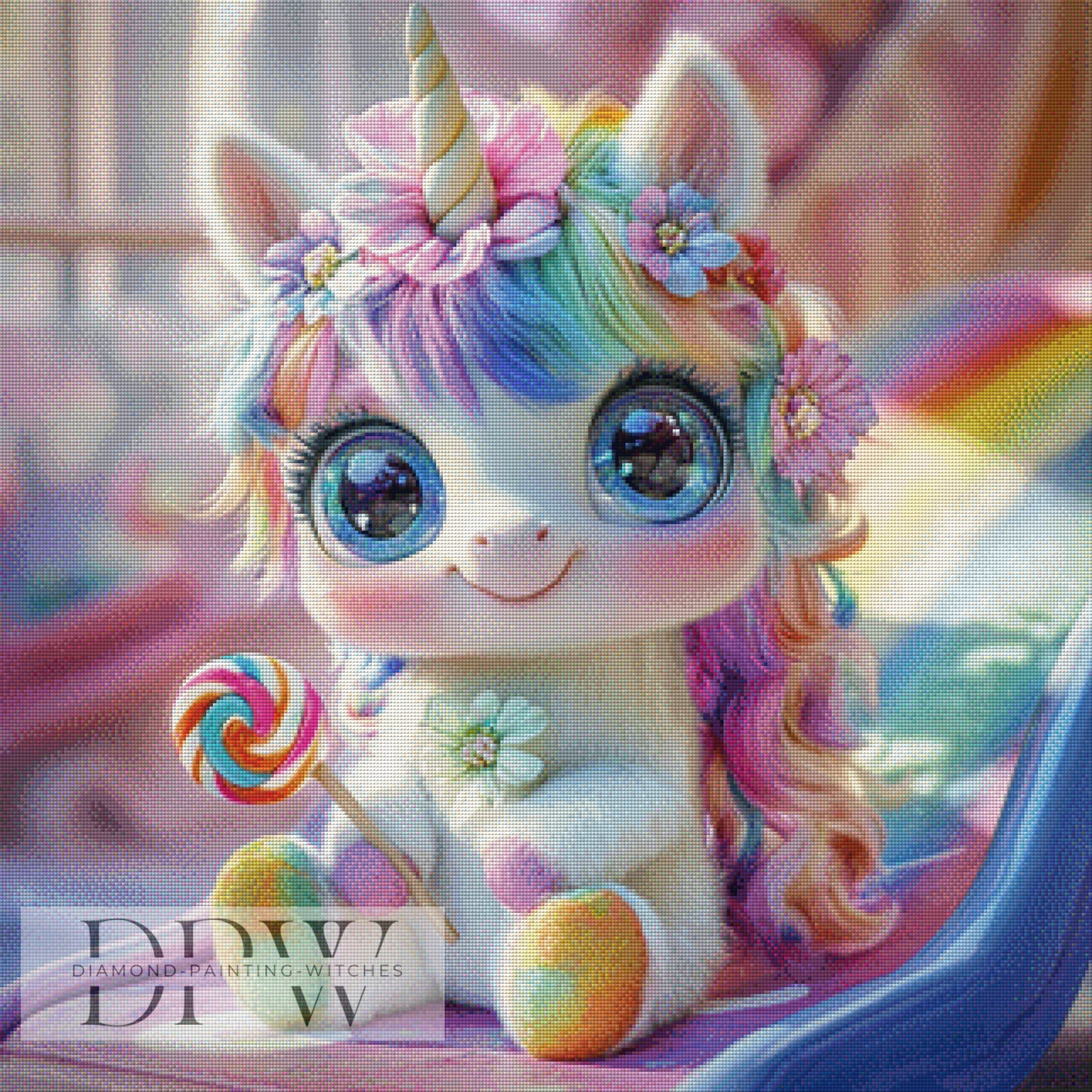 Naschihorn by Elly_A.I, 80x80cm mit 290 Farben DPW-1435