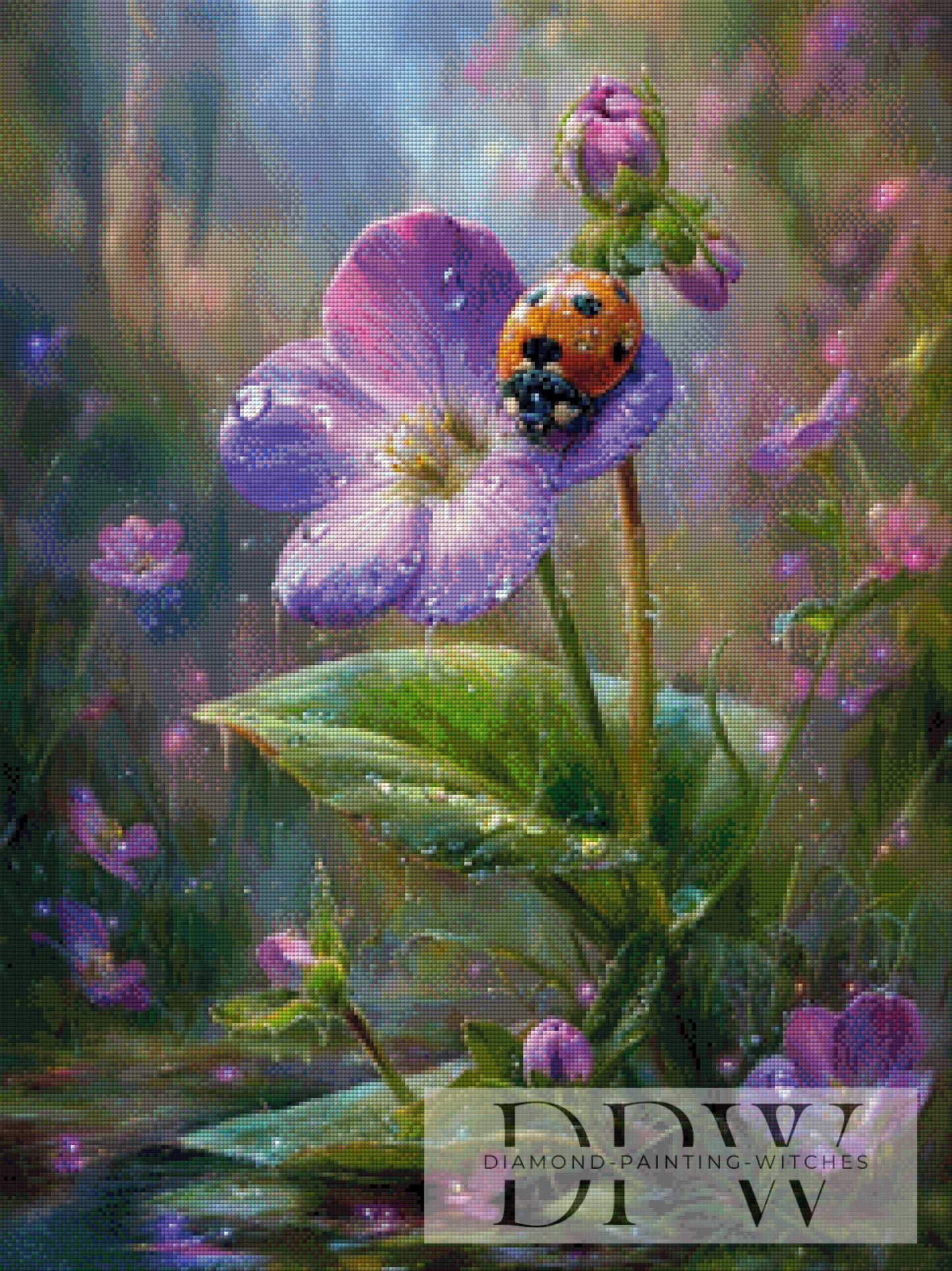 Sommerregen by Maggie 60x80cm mit 240 Farben DPW-1581