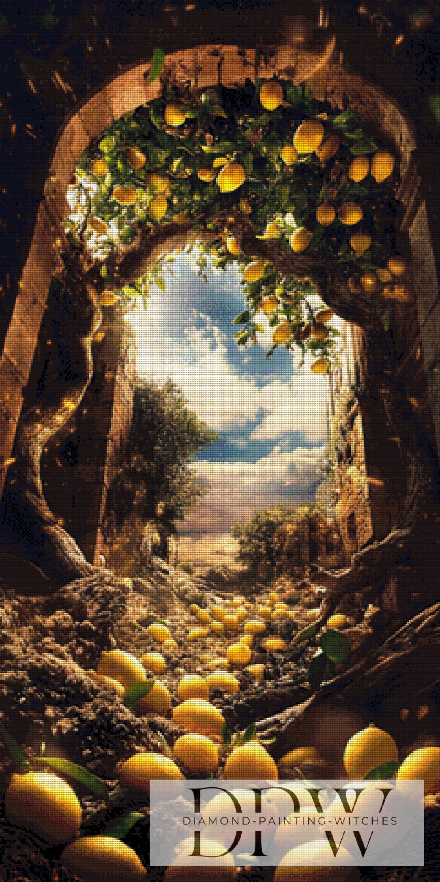 Lemon Street by Pixxel Pics 60x120cm mit 180 Farben DPW-1613
