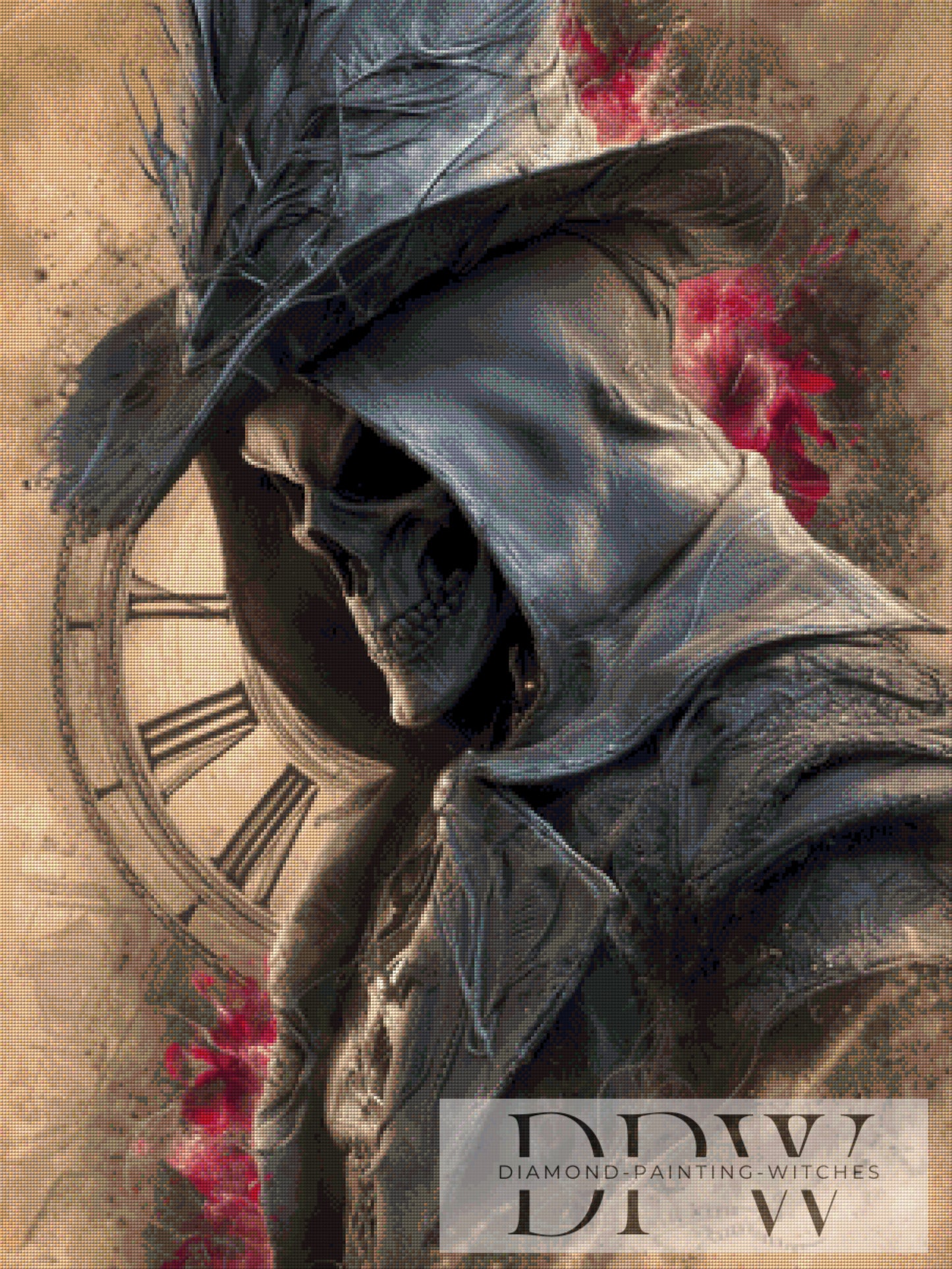 Zwischen Sekunde und Schatten by QN 75x100cm mit 120 Farben DPW-1614