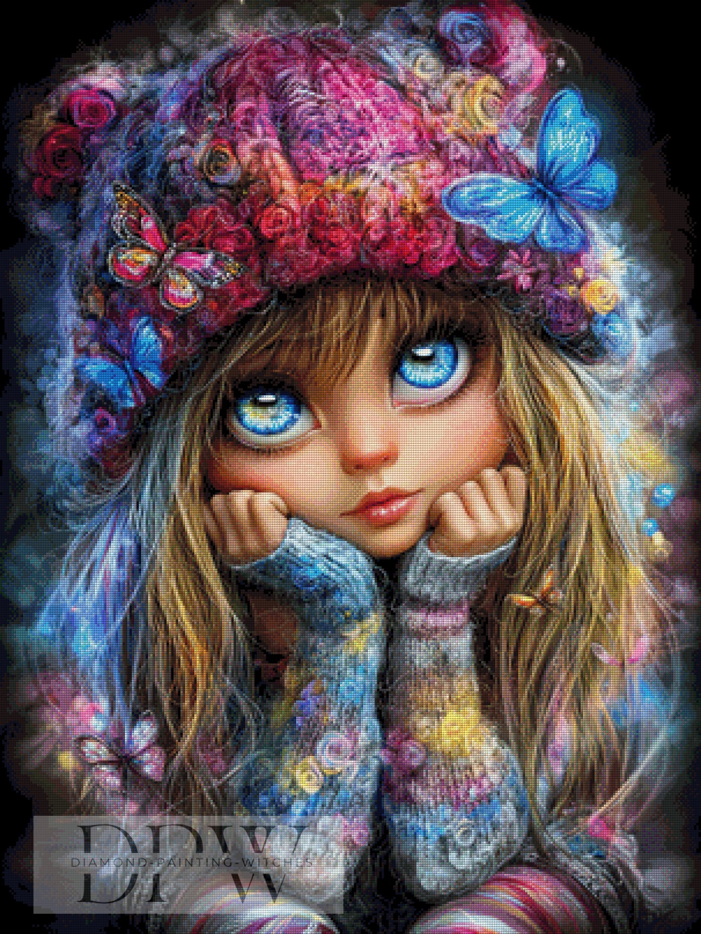 Florentina by Casalla Vendetta 75x100cm mit 340 Farben DPW-1615