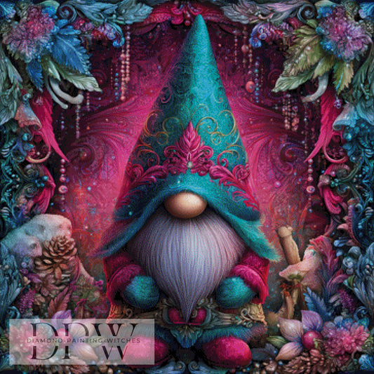 Wichtel Weihnacht by Elly_A.I, 90x90cm mit 280 Farben DPW-1647