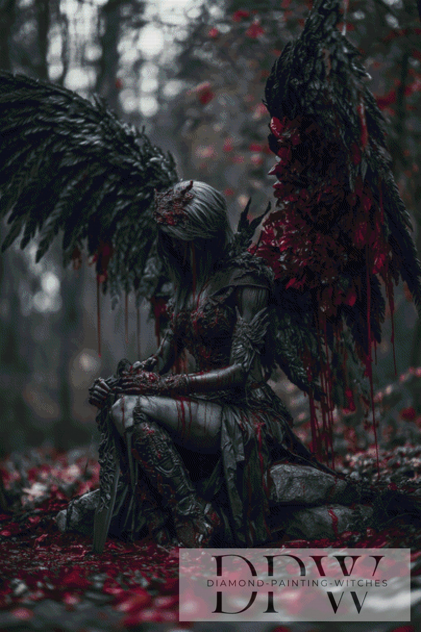 Lilith by Pixxel Pics 100x150cm mit 80 Farben DPW-1651