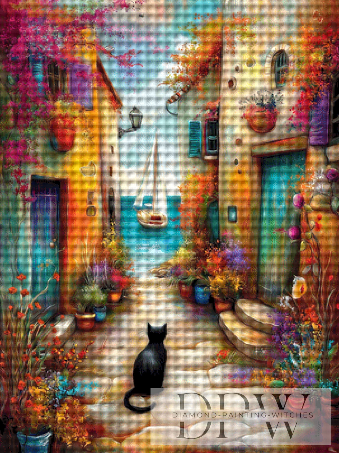 Farbenweg by CleoDora 75x100cm mit 350 Farben DPW-170