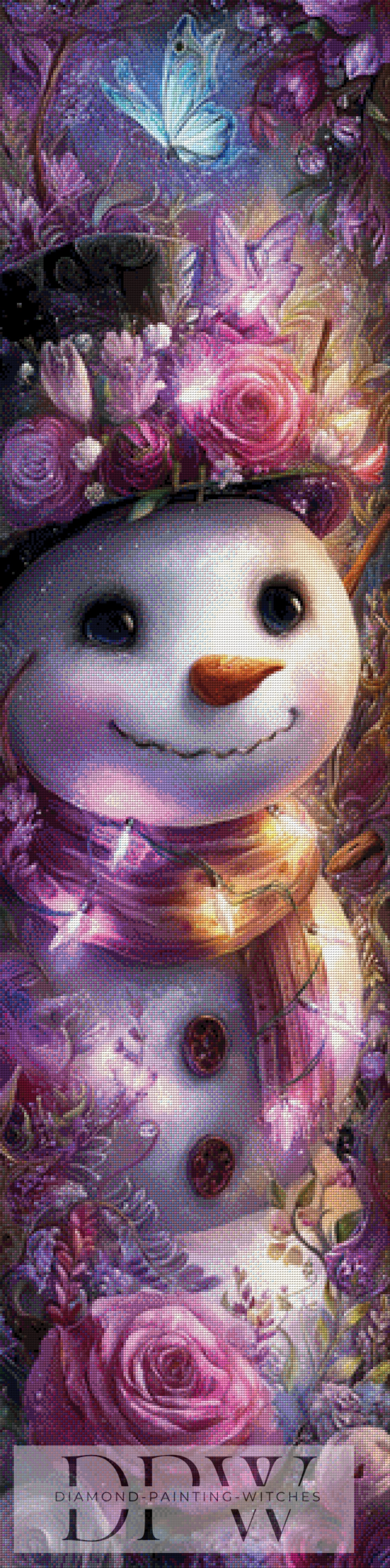 Iceman by Elly_A.I, 40x160cm mit 270 Farben DPW-1772