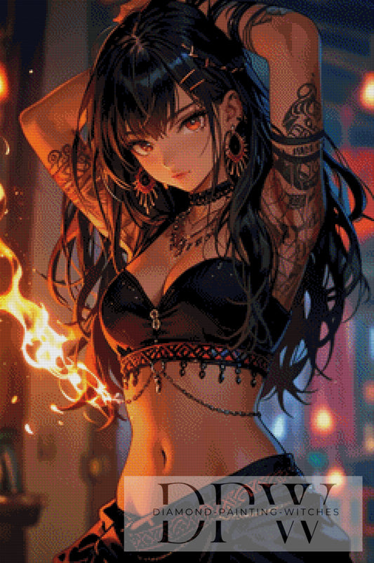 Bauchtanz by Casalla Vendetta, 60x90cm mit 170 Farben DPW-1843