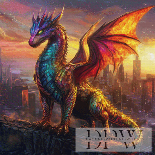 Aegis by Morrigan 100x100cm mit 260 Farben DPW-1849