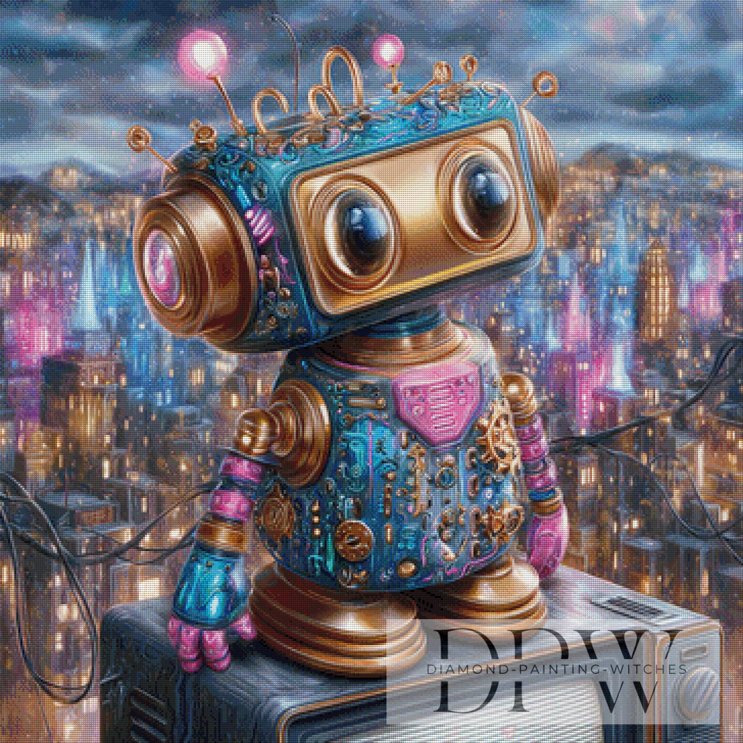 Neo by Lisa Morgan 90x90cm mit 250 Farben DPW-1873