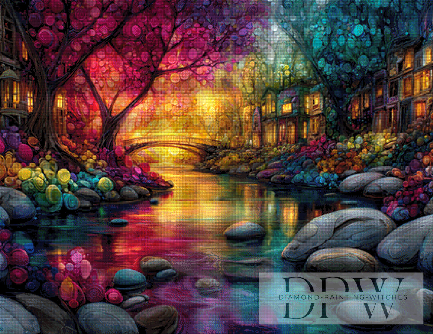 Blubberbach by Artifey 110x85cm mit 320 Farben DPW-1874