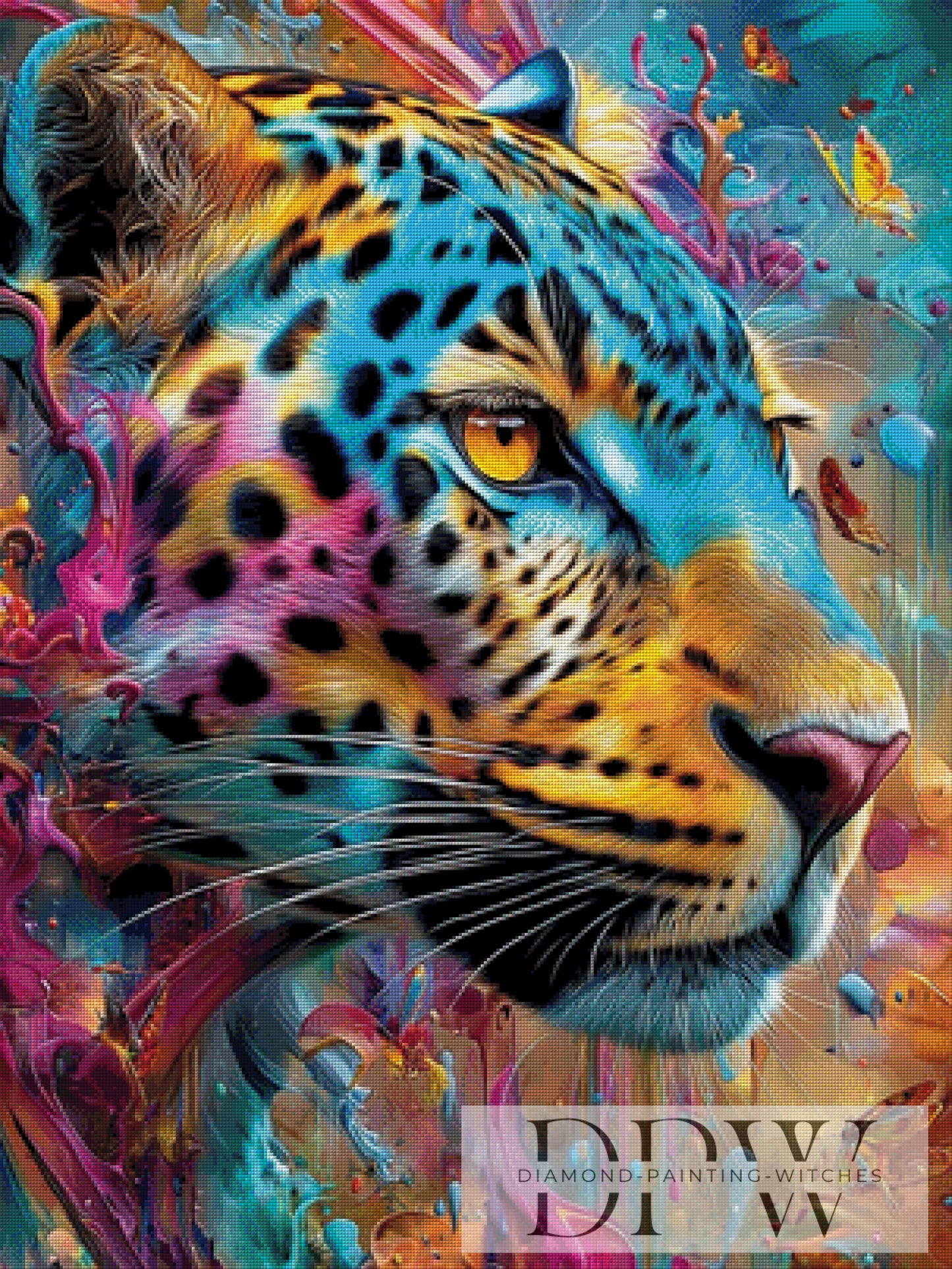 Splash Leo by CleoDora 75x100cm mit 360 Farben DPW-1875