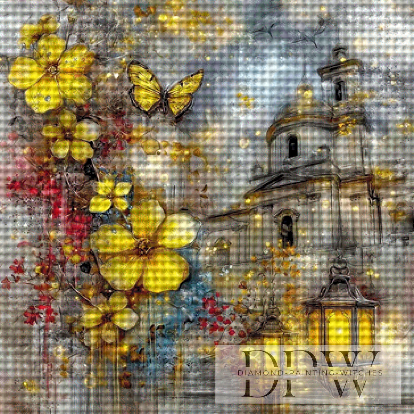 Lantern Garden by Catill 90x90cm mit 220 Farben DPW-1885