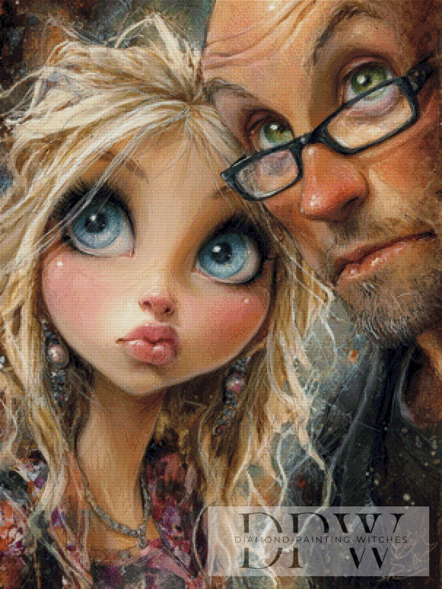 Chris & Sonja by Elly_A.I 75x100cm mit 185 Farben DPW-1891