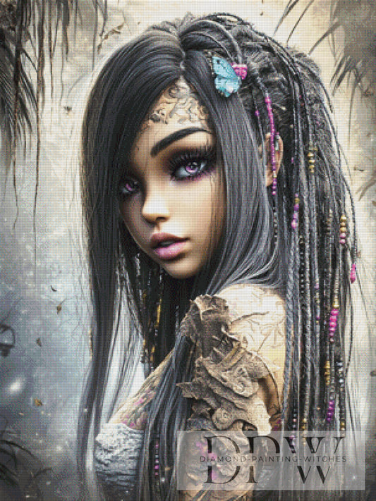 Yasmine by Elly_A.I 75x100cm mit 170 Farben DPW-1909