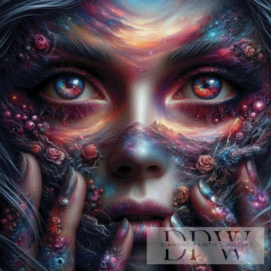 Wonderful by Moonlight, 90x90cm mit 230 Farben DPW-1939