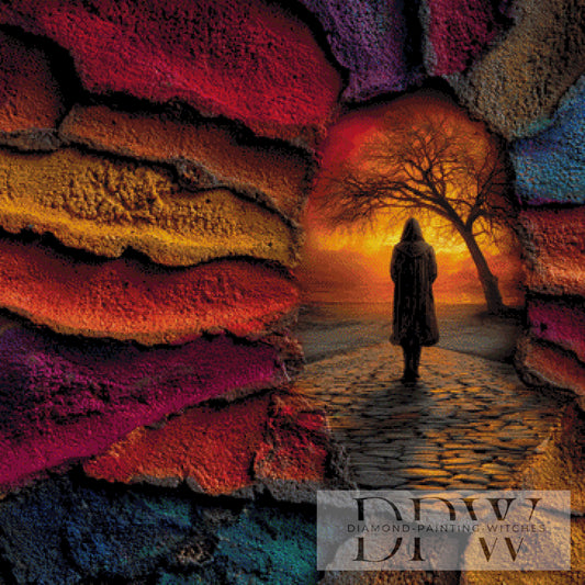 Abschied by Elly_A.I 90x90cm mit 160 Farben DPW-1941