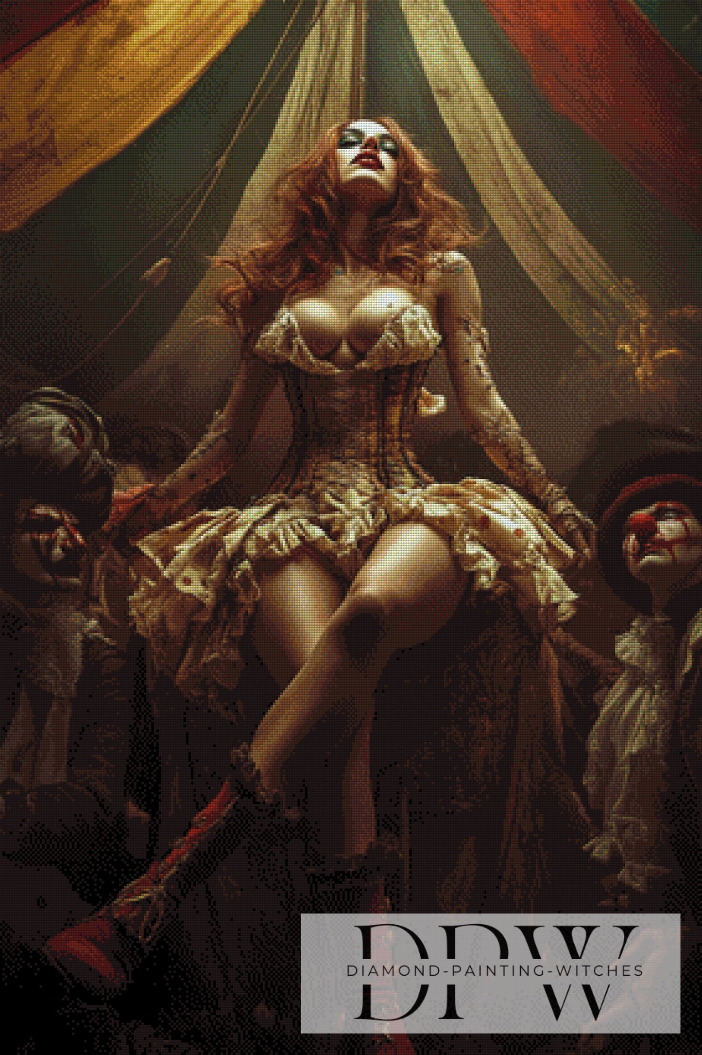 Circus Pinup by Pixxel Pics 70x105cm mit 100 Farben DPW-1946