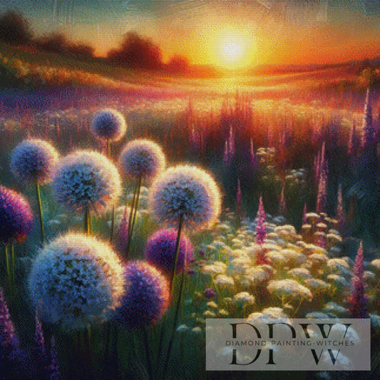 Allium by CreatiVart, 80x80cm mit 290 Farben DPW-1990
