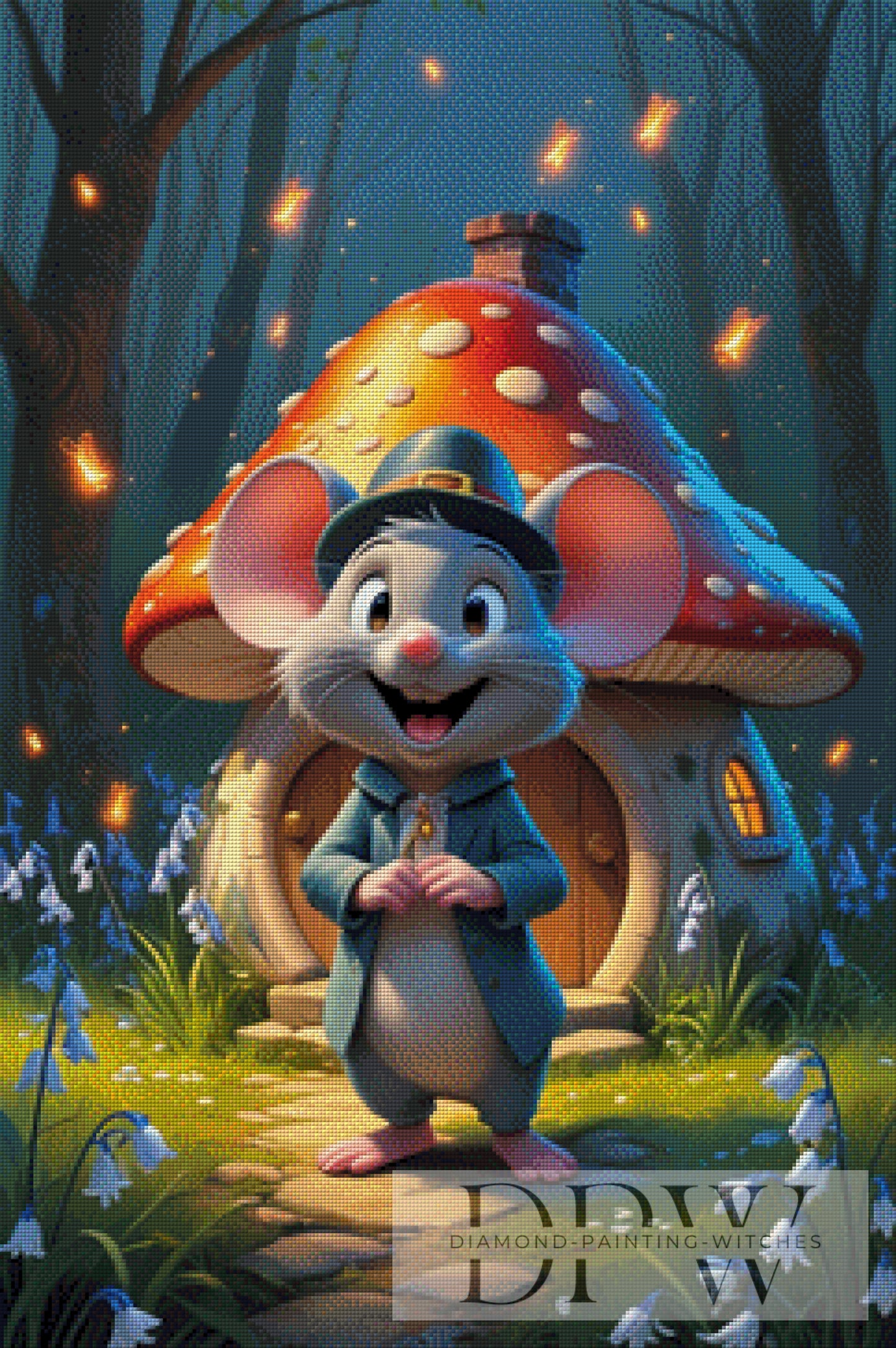 Magical Mäuserich by CreatiVart, 60x90cm mit 300 Farben DPW-2013