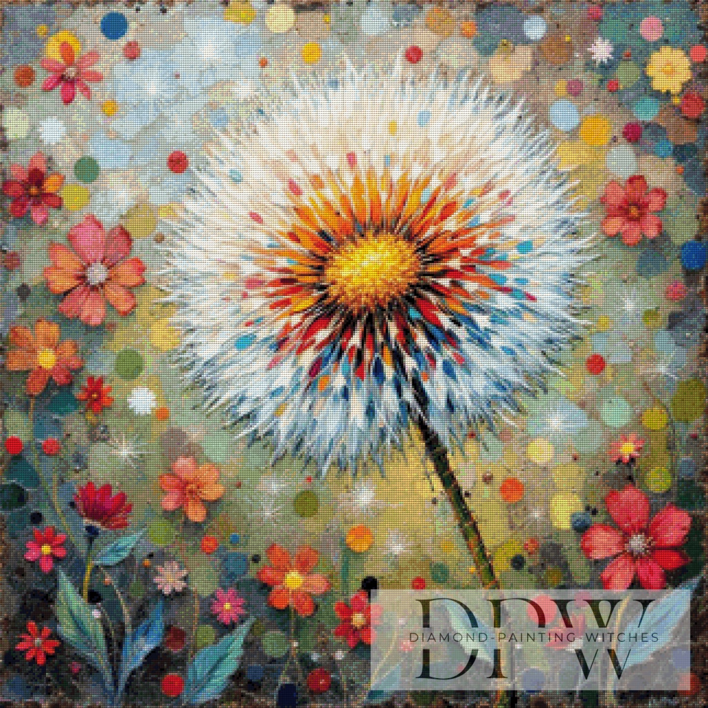 PustiPower by QN 80x80cm mit 330 Farben DPW-2045