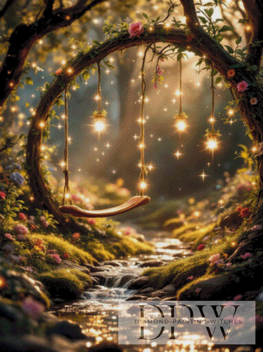 Zauberschaukel by QN 75x100cm mit 190 Farben DPW-2050