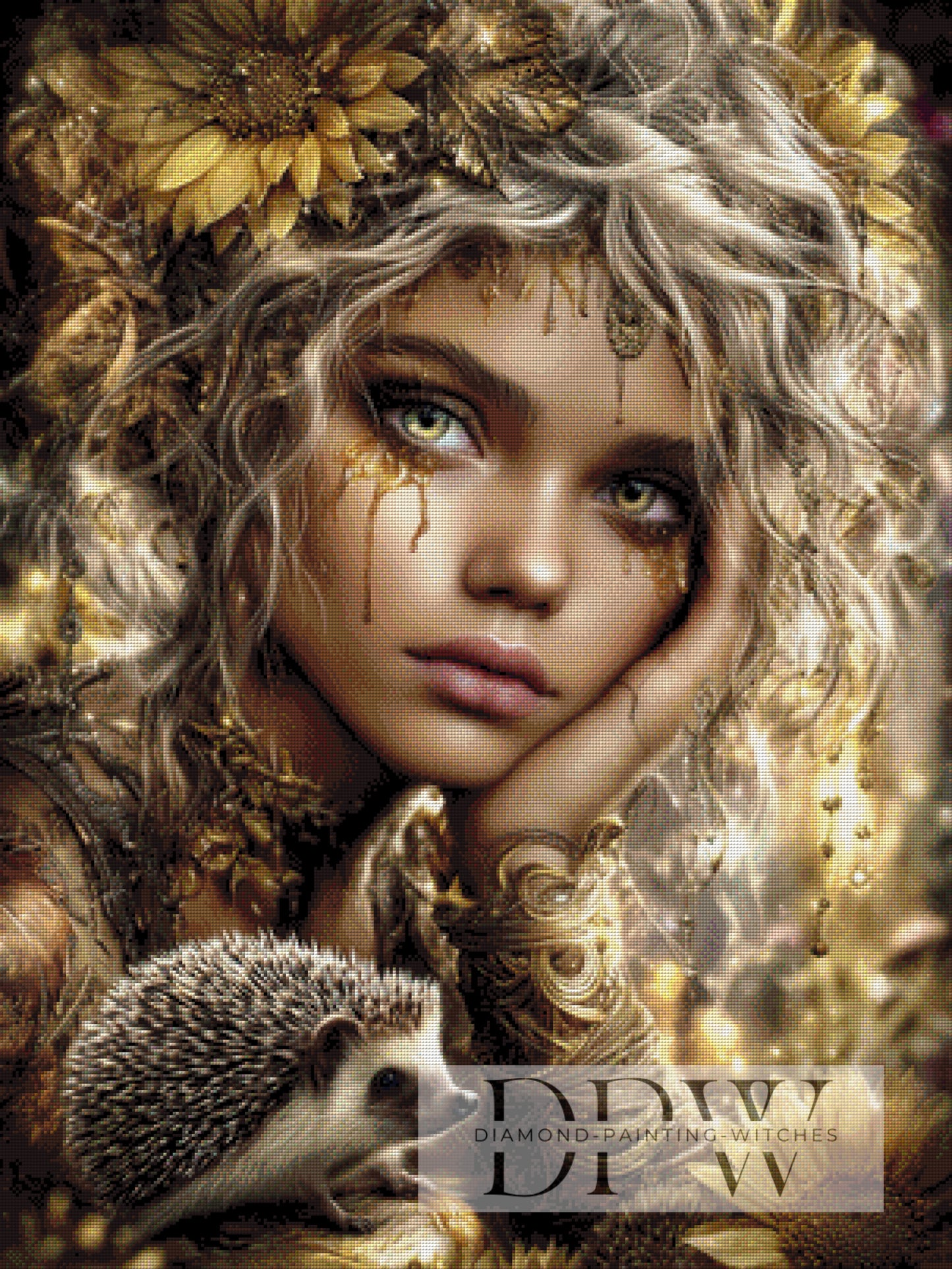Goldie by Sweet_Loco_AI 75x100cm mit 140 Farben DPW-2143