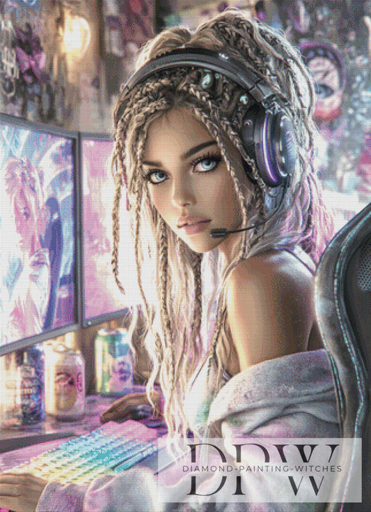 Bass Beats & Melody by Elly_A.I. 80x110cm mit 190 Farben DPW-2148