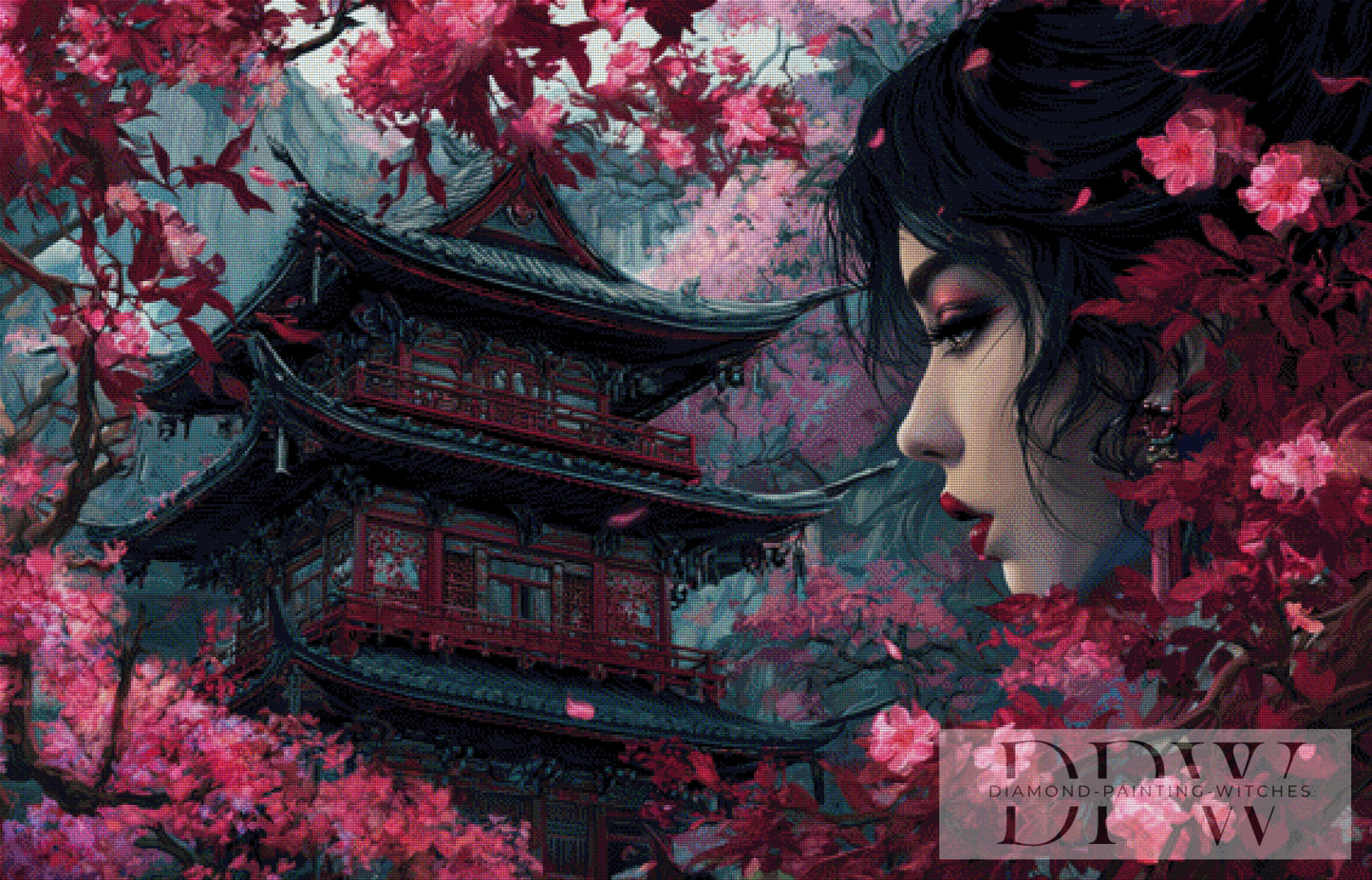 Japan by Artifey 140x90cm mit 220 Farben DPW-2198