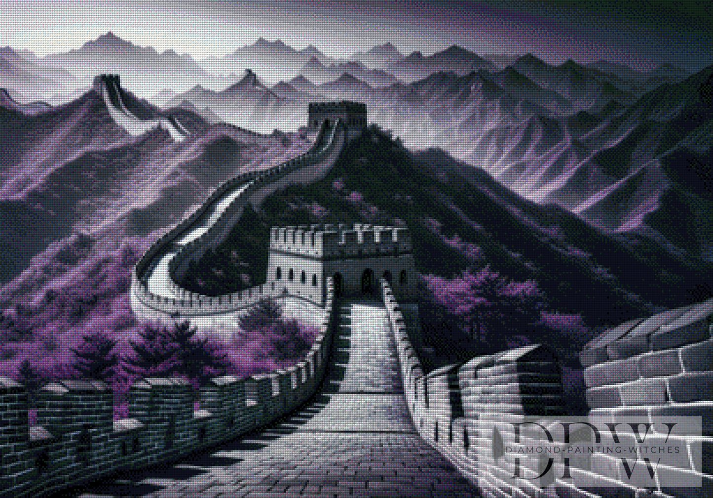 Chinesische Mauer by DIYnamite 100x70cm mit 65 Farben DPW-2234