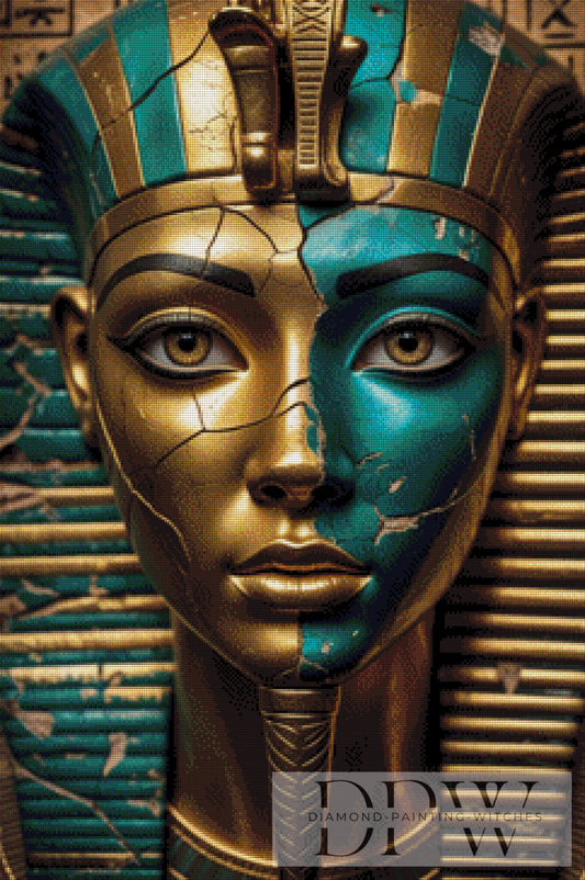 Ägyptische Maske by Casalla Vendetta 60x90cm mit 155 Farben DPW-2272